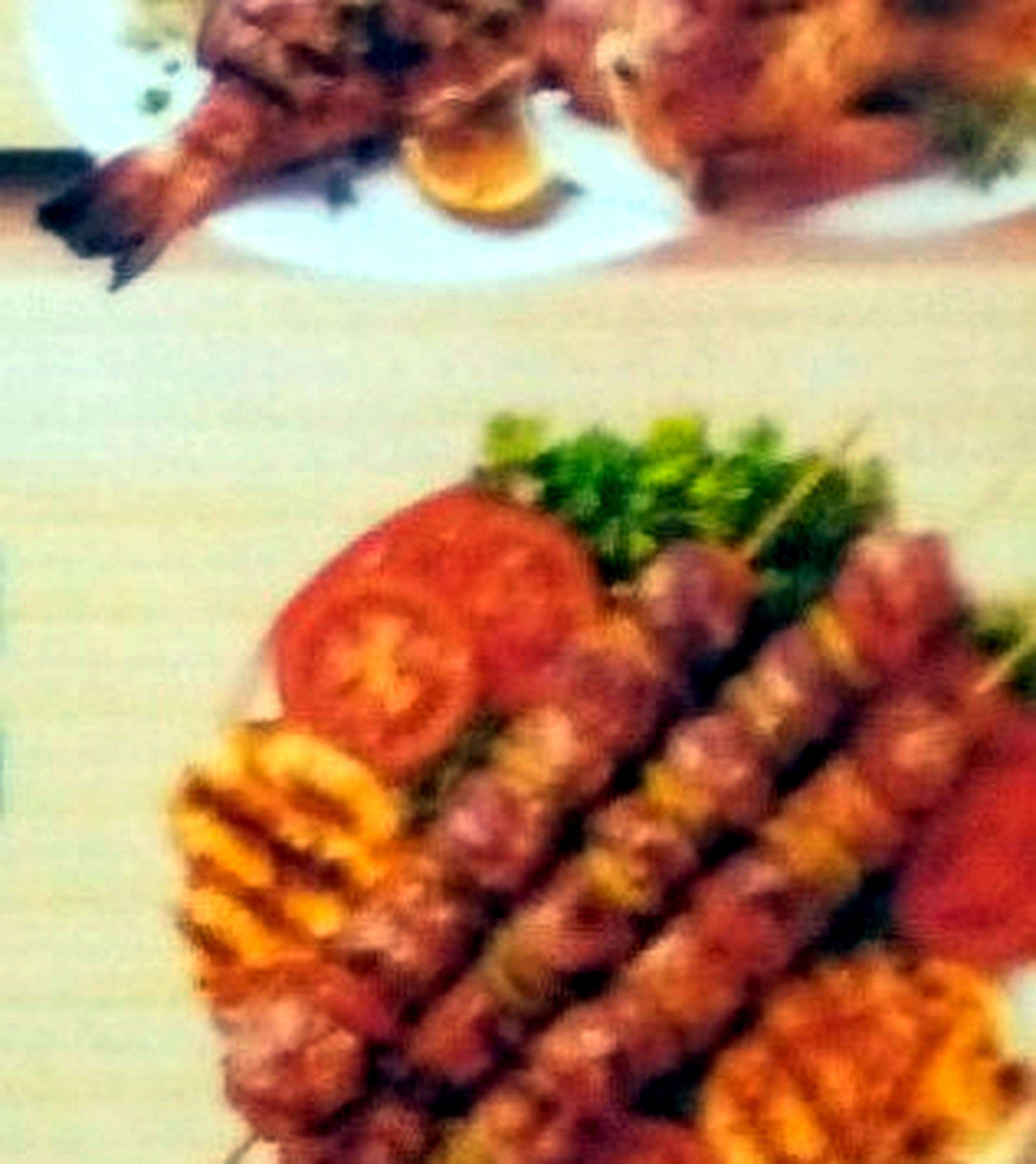 Pilau and chapati food visual extracted from the supplied Trattoria menu